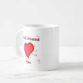 Beststes mimi der Welt Kaffeetasse (Vorderseite Links)