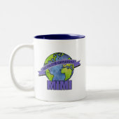 Beststes Mimi der Welt Zweifarbige Tasse (Links)