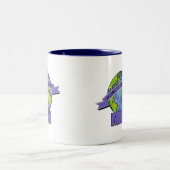 Beststes Mimi der Welt Zweifarbige Tasse (Mittel)