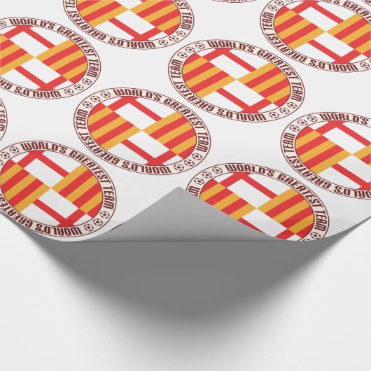 Beststes Team Barcelonas Geschenkpapier (Ecke)