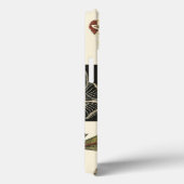 Bestückte Tiere auf Creme-Hintergrund gemalt Case-Mate iPhone Hülle (Rückseite / Rechts)