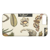 Bestückte Tiere auf Creme-Hintergrund gemalt Case-Mate iPhone Hülle (Rückseite (Horizontal))