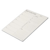 Bestwochenplaner - MONDAY START Notizblock (angewinkelt)