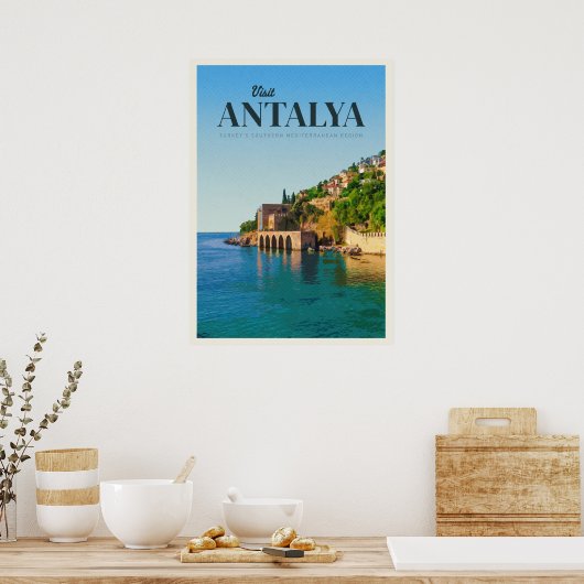 Besuch Antalya Poster (Küche)