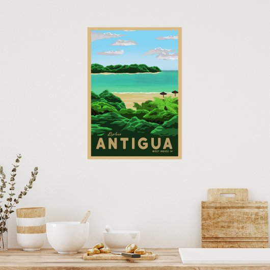 Besuch Antigua Poster (Küche)