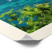 Besuch Antigua Poster (Ecke)