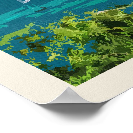 Besuch Antigua Poster (Ecke)