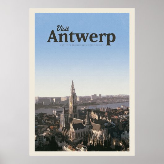 Besuch Antwerpen Poster (Vorne)