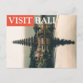 Besuch Bali Postkarte (Vorderseite)