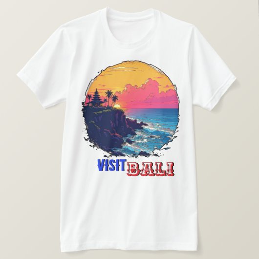 Besuch Bali T-Shirt (Design vorne)