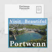 Besuch Beautiful Portwenn Postkarte (Vorne/Hinten)