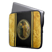 Besuch bei Morgengrauen Jesus klopfen an einer rus Laptopschutzhülle (Vorderseite Links)