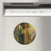 Besuch bei Morgengrauen Jesus klopfen an einer rus Magnet (In Situ (Geschirrspüler))