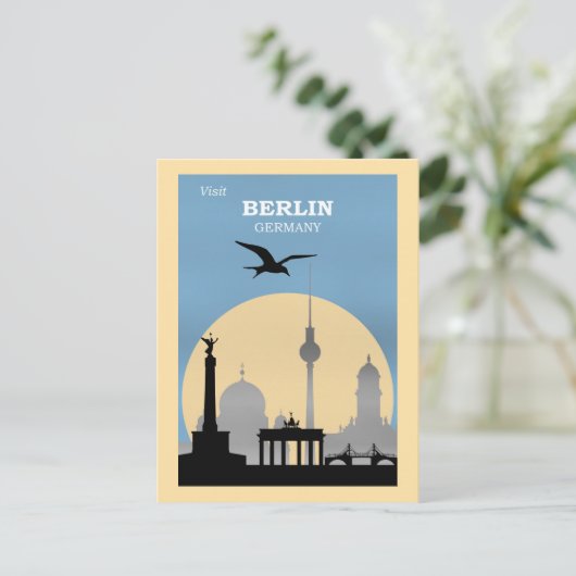 Besuch Berlin, Deutschland Postkarte (Stehend Vorderseite)