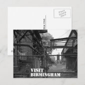 Besuch Birmingham Postkarte (Vorne/Hinten)