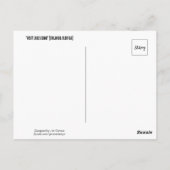 Besuch Comer See Nachbarschaft Postkarte (Rückseite)