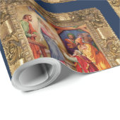 Besuch der drei Weisen Geschenkpapier (Rolleneckpunkt)