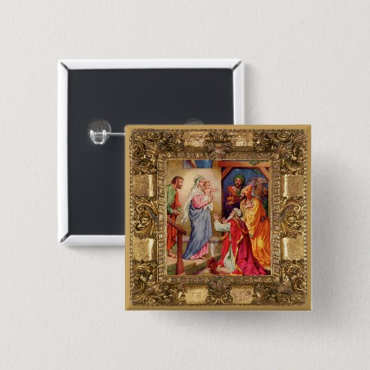 Besuch der Weisen Button (Vorne & Hinten)