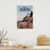 Besuch des Acadia Nationalparks Poster (Küche)