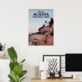 Besuch des Acadia Nationalparks Poster (Heimbüro)
