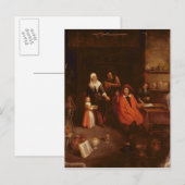 Besuch des Arztes Postkarte (Vorne/Hinten)