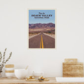 Besuch des Death Valley Nationalparks Poster (Küche)
