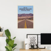 Besuch des Death Valley Nationalparks Poster (Heimbüro)