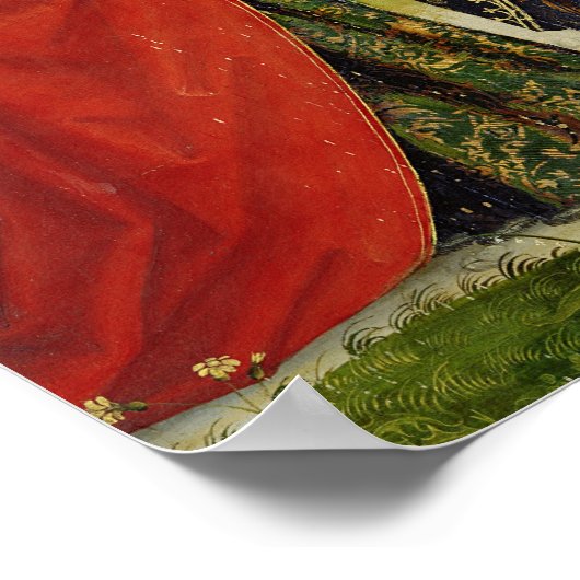 Besuch des Domaltars 1499 Poster (Ecke)