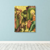 Besuch des Engels, rechts Leinwanddruck (Insitu (Holzboden))