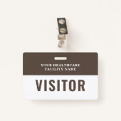 Besuch des Fotos Ihrer Gesundheitsfirma Ausweis (Vorderseite mit Klammer)