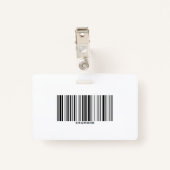 Besuch des Fotos Ihrer Gesundheitsfirma Ausweis (Rückseite mit Klammer)