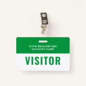 Besuch des Fotos Ihrer Gesundheitsfirma Ausweis (Vorderseite mit Klammer)