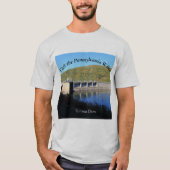 Besuch des PA Wilds Souvenir Kinzua-Stausees T-Shirt (Vorderseite)
