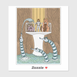 Besuch des Pools der Pipeline Aufkleber