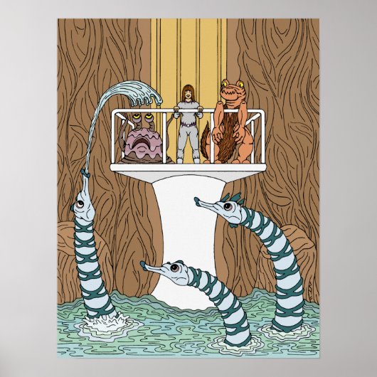 Besuch des Pools der Pipeline Poster (Vorne)