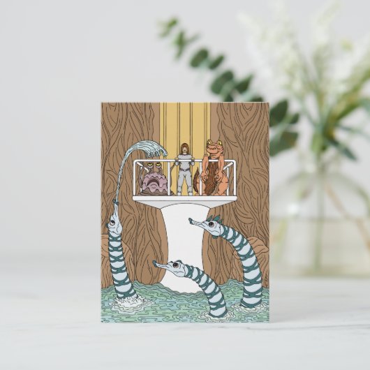 Besuch des Pools der Pipeline Postkarte (Stehend Vorderseite)