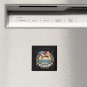 Besuch des schönen Golfs von Amerika Magnet (In Situ (Geschirrspüler))