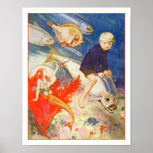 Besuch des Wassermanns in der Seelöhre Poster