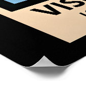 Besuch des Zoo, London, Regent's Park Poster (Ecke)