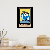 Besuch des Zoo, London, Regent's Park Poster (Küche)