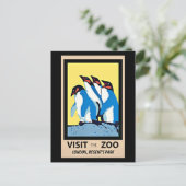 Besuch des Zoo, London, Regent's Park Postkarte (Stehend Vorderseite)