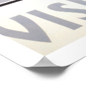 Besuch des Zoo Pinguin 1936 WPA Poster (Ecke)