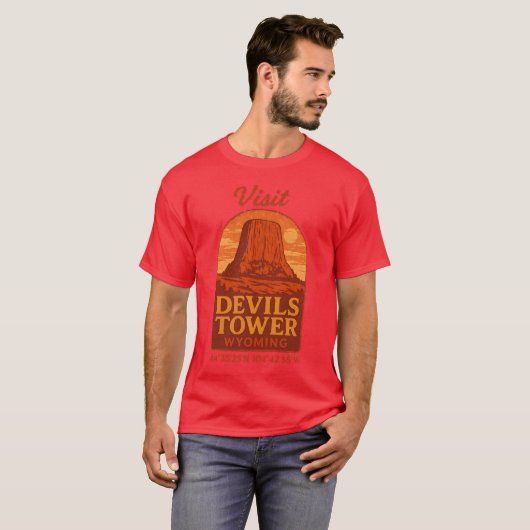 Besuch DEVILS TOWER T-Shirt (Vorne ganz)