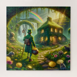 Besuch eines Kobolds in einem Feenhaus Puzzle