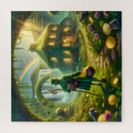 Besuch eines Kobolds in einem Feenhaus Puzzle
