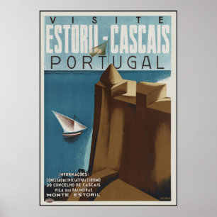 Besuch Estoril-Cascais Portugal Poster