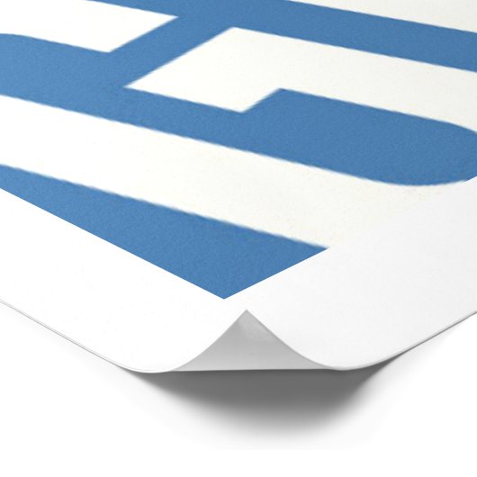 Besuch Griechenland Poster (Ecke)