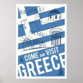 Besuch Griechenland Poster (Vorne)