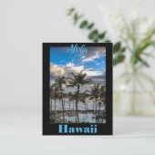 Besuch Hawaii - Vintage - Reise Postkarte (Stehend Vorderseite)