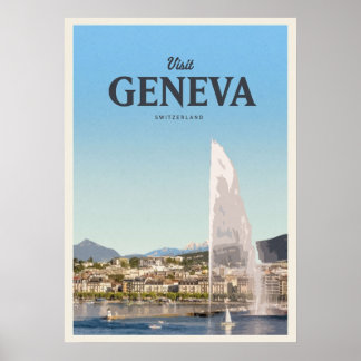 Besuch in Genf Poster